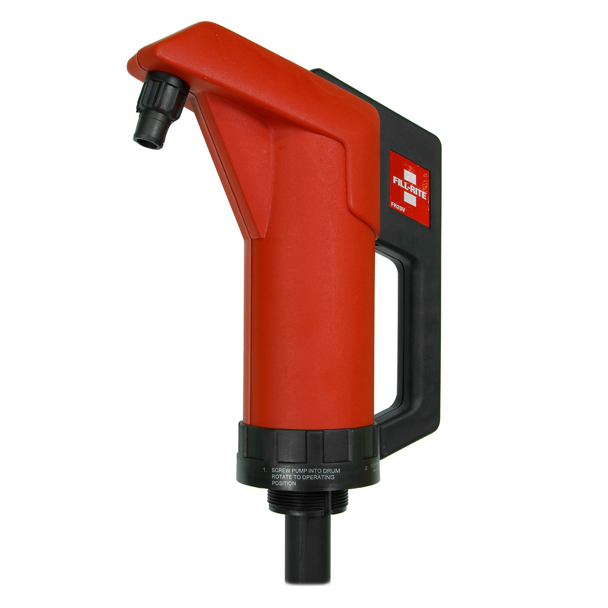 Fill-Rite, Piston Hand-Operated Fuel Transfer Pump, GPM 11 Tube Length 35.5 in, Model# FR20V